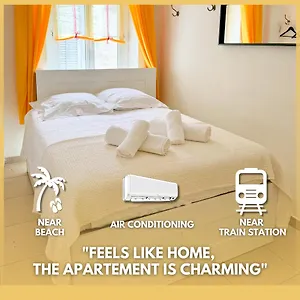L'echappee De Riviera I Centre-ville I Climatise I Proche Gare Et I Ideal Couple Et Famille Apartment Nice